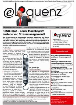 eLoquenz-Titelseite