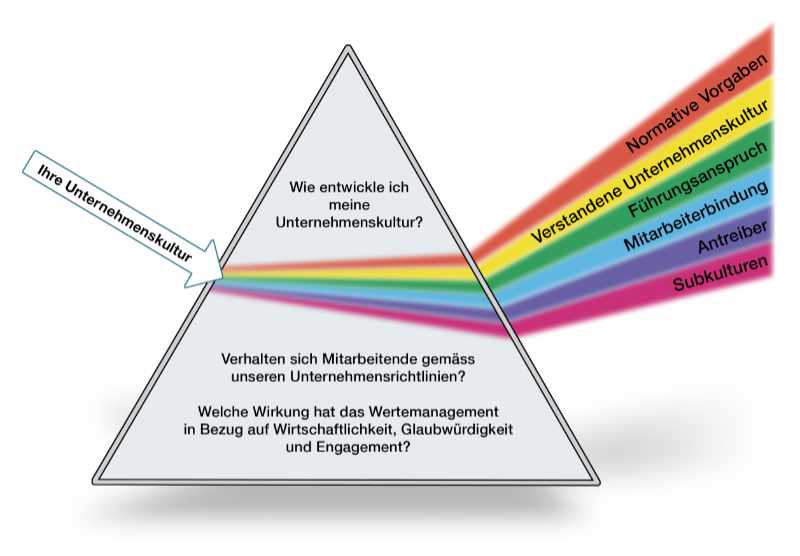 Unternehmenskultur-Controlling Hässig & Stoff: Prisma der Unternehmenskultur